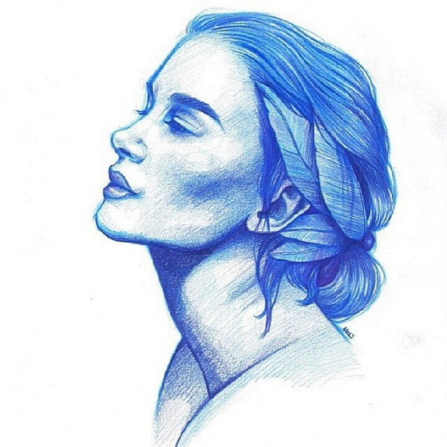 Colourpencil Portrait Illustration